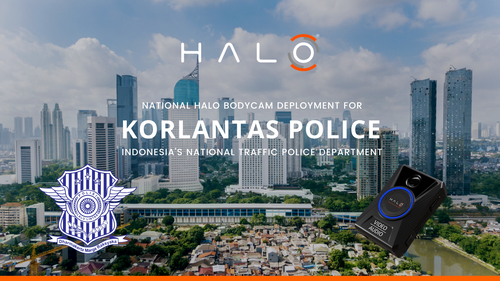 National HALO BodyCam deployment for Korlantas Police - Indonesia's National Traffic Police Department.
